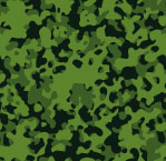 (1360) Camouflage - Wald (grün-schwarzes Muster)